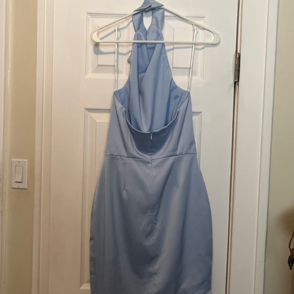 Elliatt Camo Dress, Baby Blue, Size Small - Picture 5 of 6